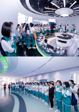 校企聯(lián)合丨廣州開元學(xué)?？破昭袑W(xué)團參觀潔特生物！